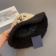 2022 popular autumn and winter lamb wool warm hat, simple foldable fisherman hat