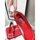 2023.04.26 Classic Flare Heel Diamond Buckle Heel Shoes